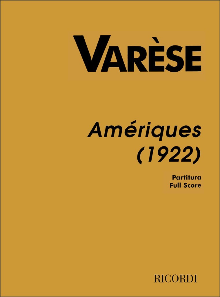 Ameriques (1922)